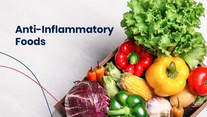 Box of anti-inflammatory foods