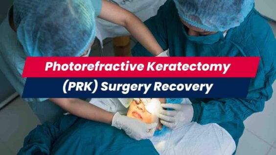 PRK surgery being performed
